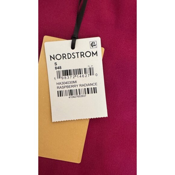 NWT Halogen Small Long-Sleeve Fuchsia Crewneck Top 90% Polyester - Picture 13 of 13